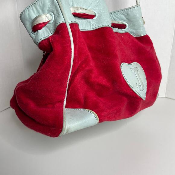 FAIR CONDITION Juicy Couture Your Royal Highness Red Green Bag Y2K and Wallet - Picture 14 of 16